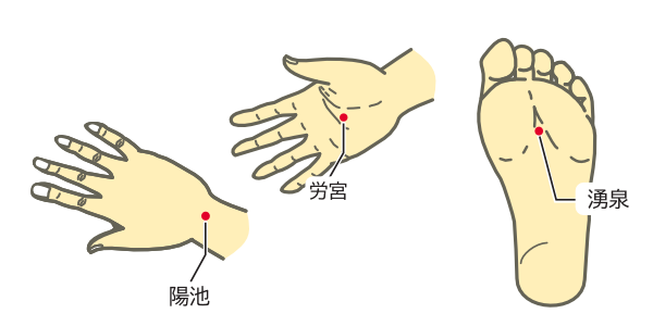 疲労回復のツボ